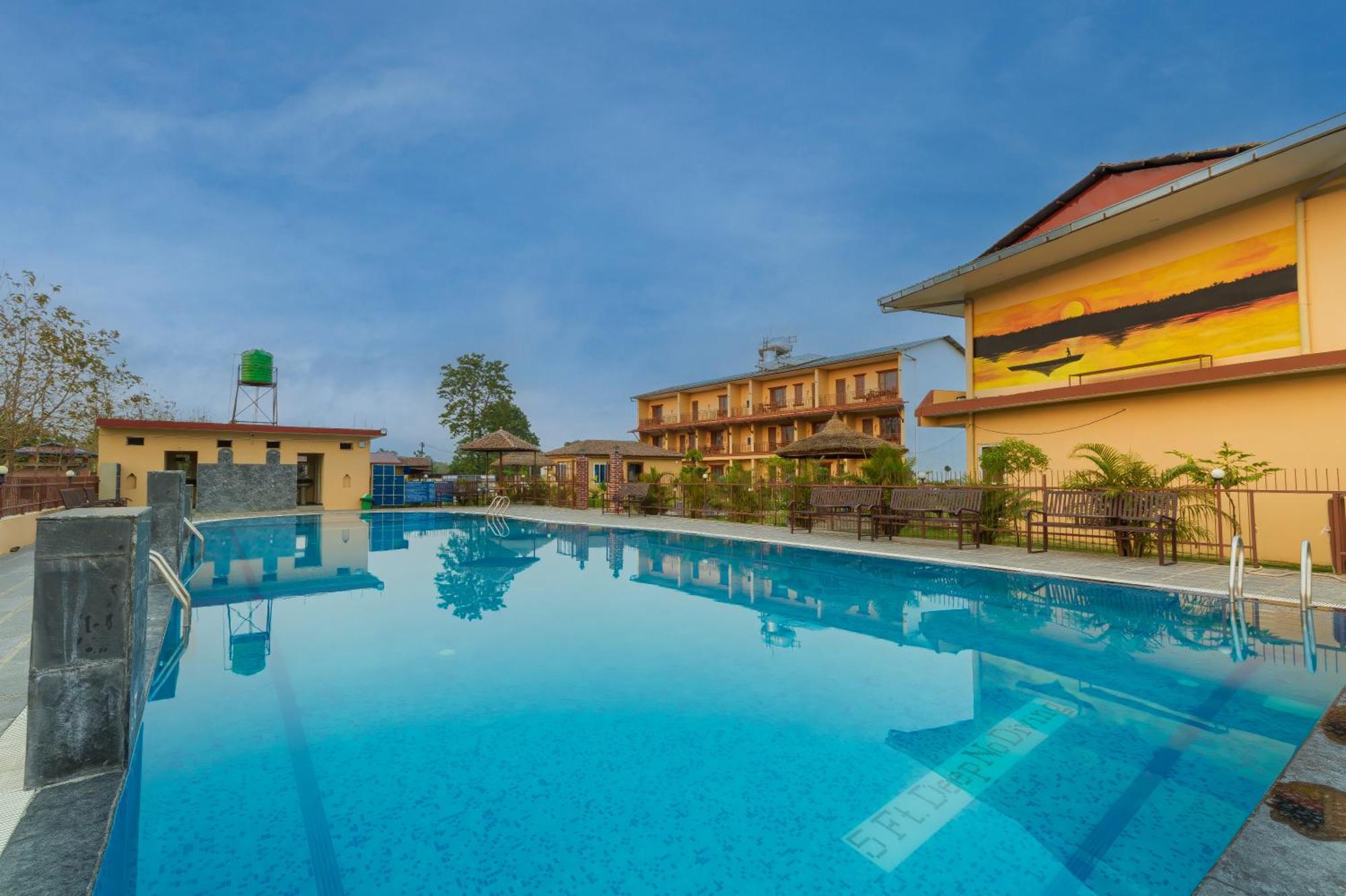 Sisai Park Village Chitwan Exterior foto